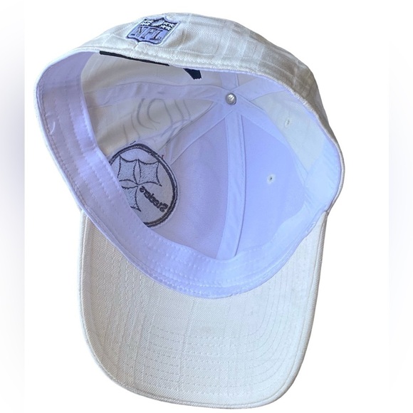 NFL & REEBOK PITTSBURGH STEELERS FITTED FOOTBALL CAP EMBROIDERED PATCH SIZE L/XL - Picture 7 of 14